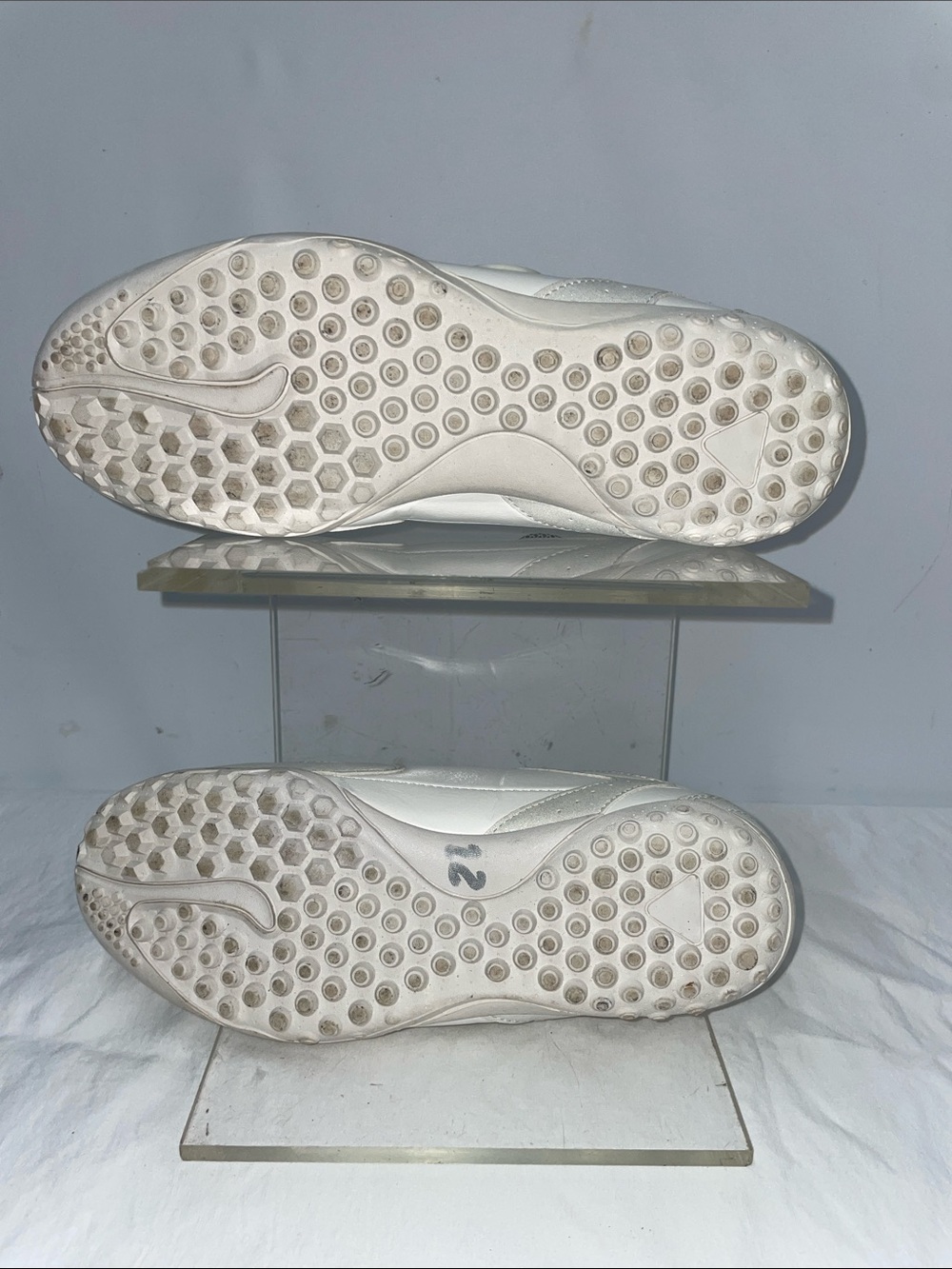 BEBE WHITE GLITTER SNEAKERS FTL-07-110 - Picture 5 of 8